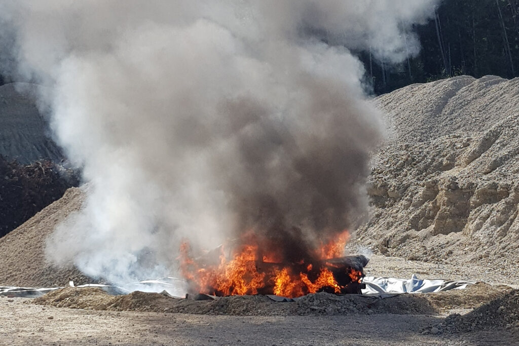 Brand-Loeschtest